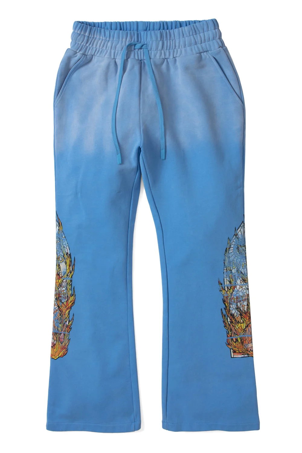 FADED FLAME GLASS SWEATPANT - 1