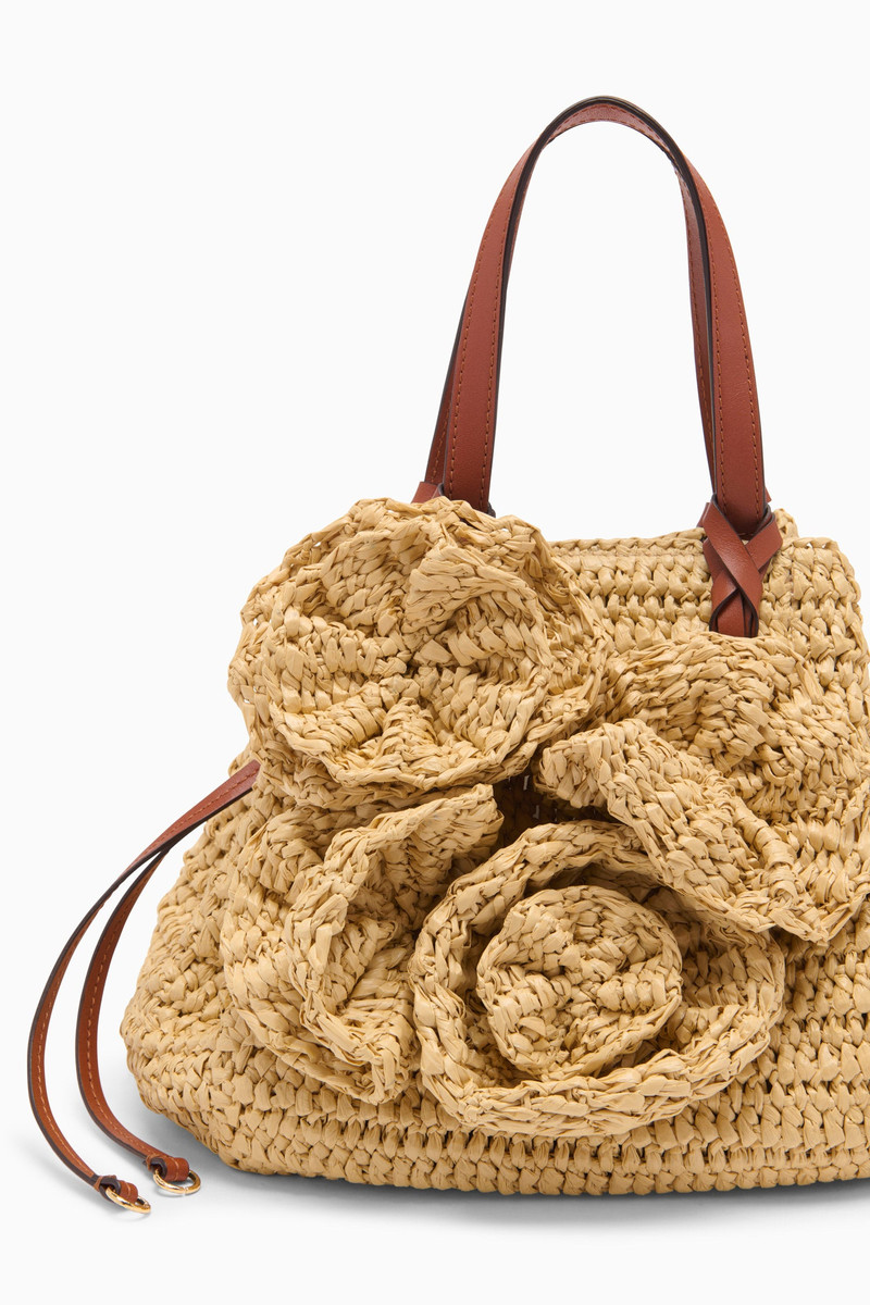 Gio Floral Raffia Crossbody 3