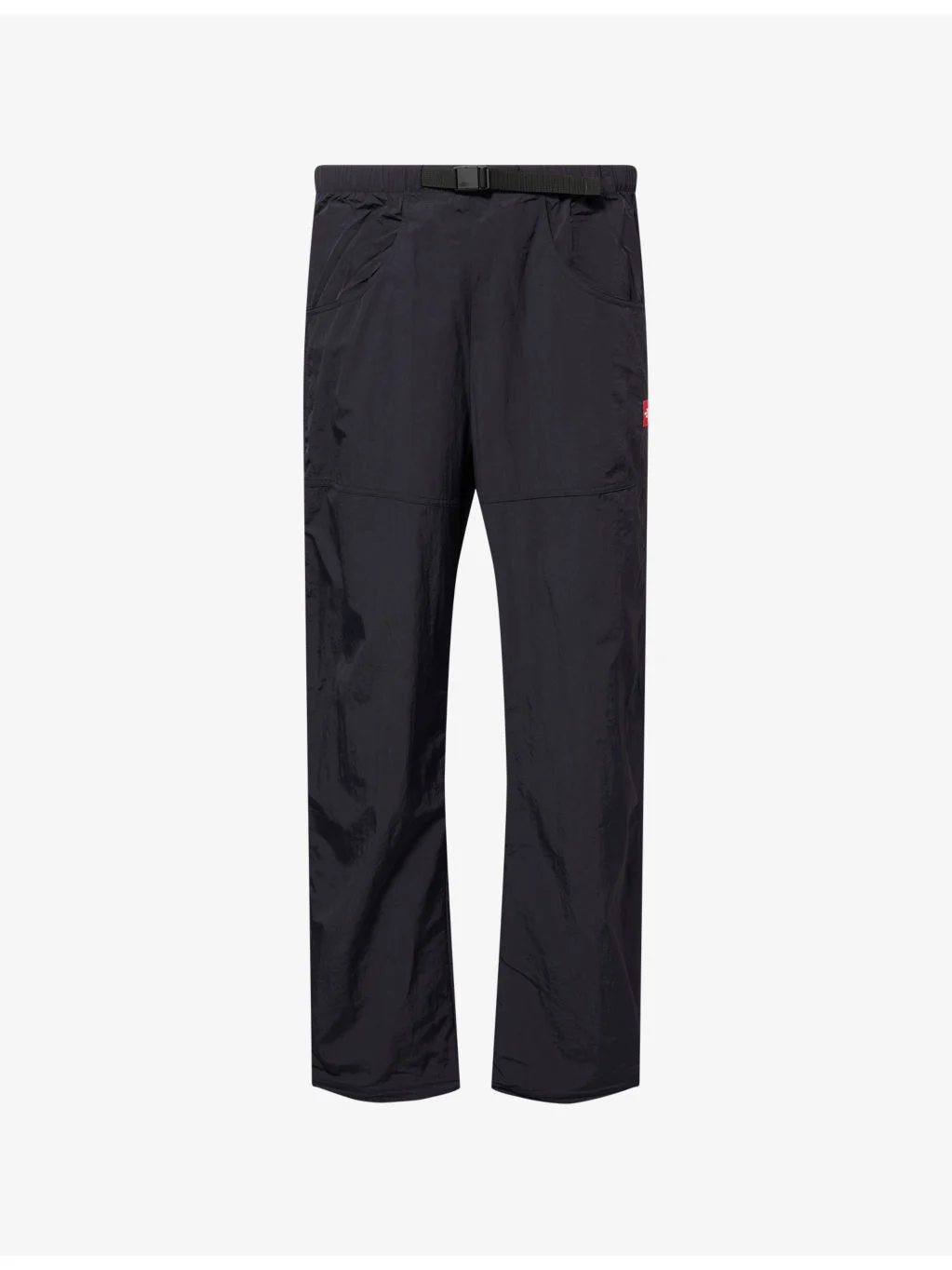 Straight-Leg Logo-Patch Shell Trousers - 1