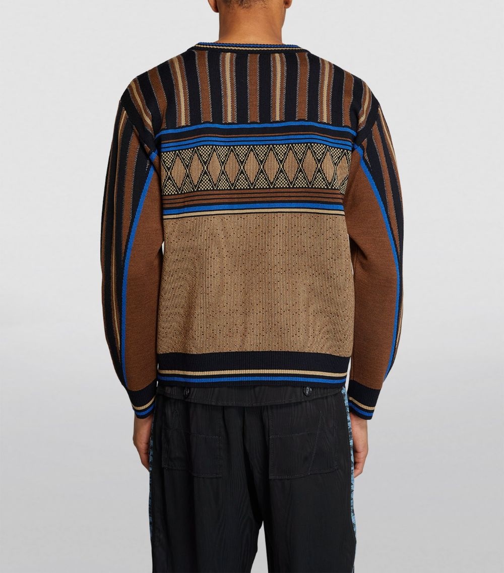 Wool Patterned Sweater - 4