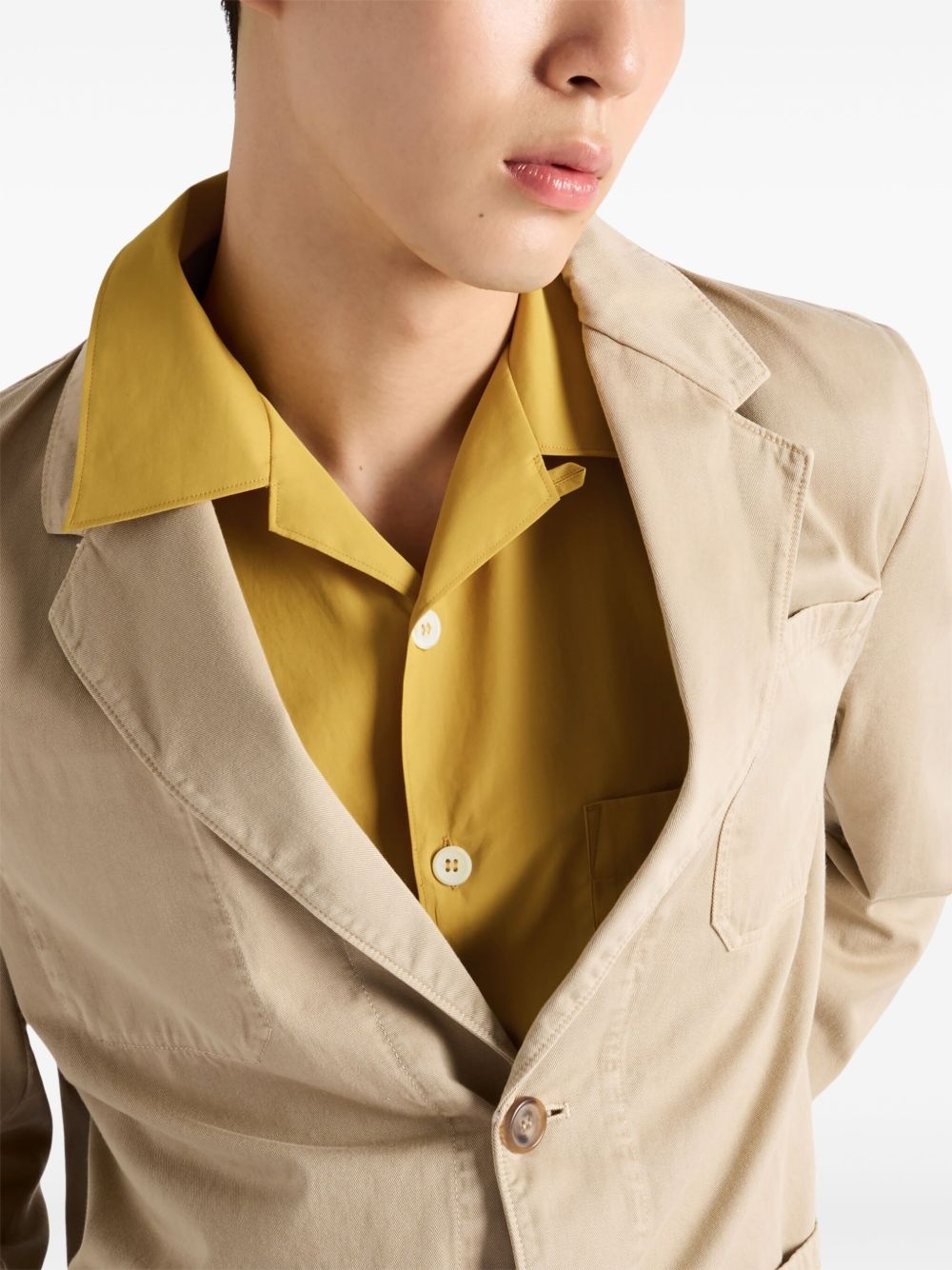 logo-patch bowling shirt - 6