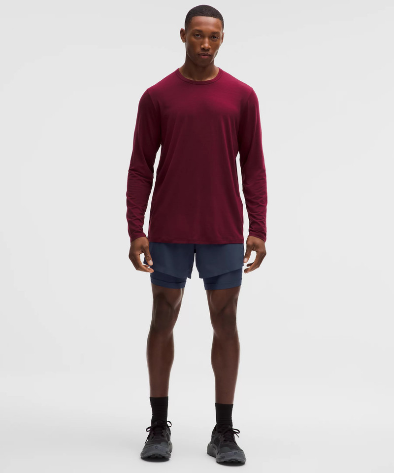Perforated Lined Running Short 5" 1
