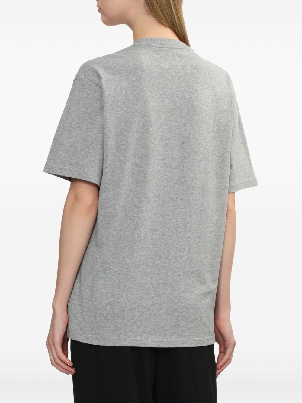 logo-embroidered T-shirt - 4