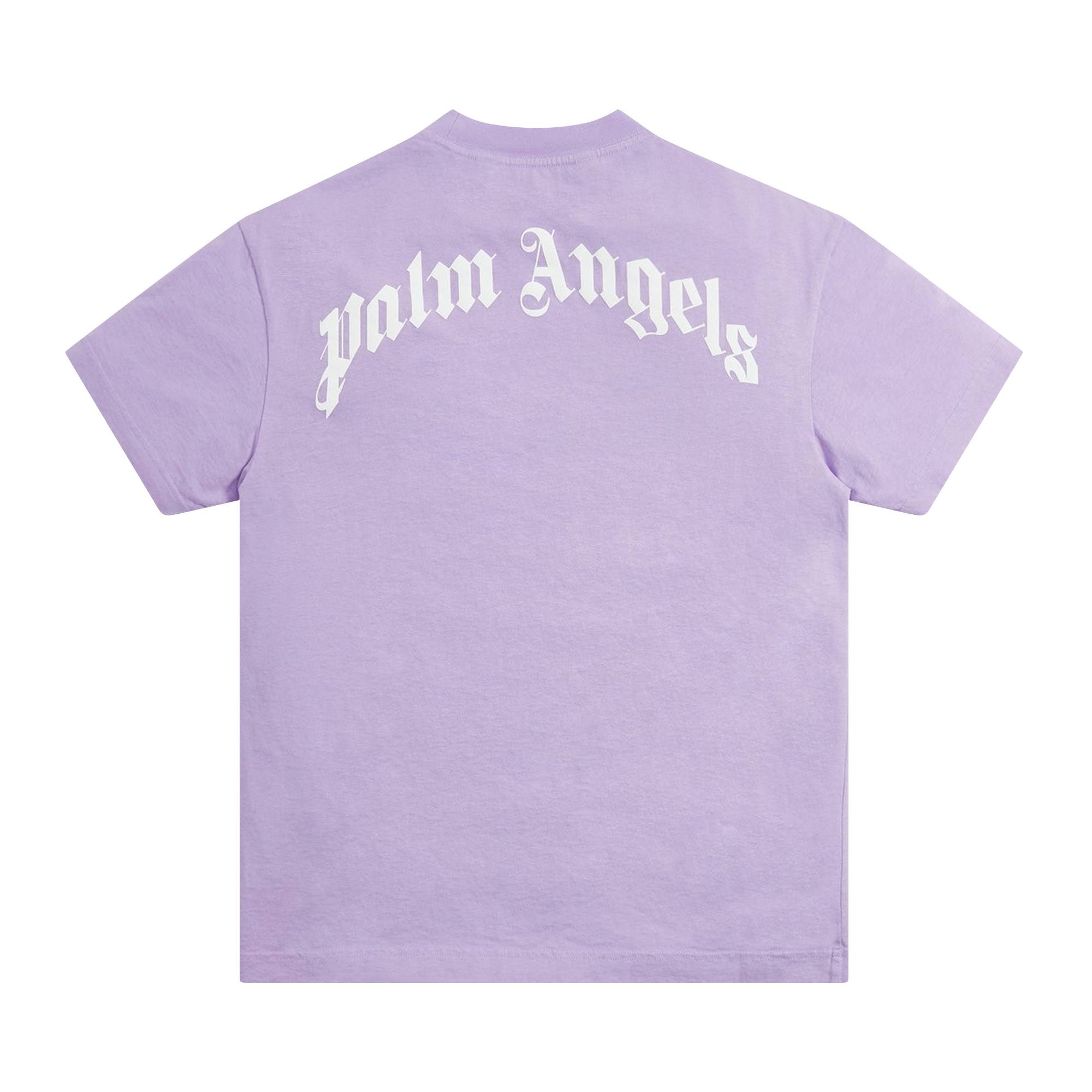 Palm Angels Bear Classic Tee 'Lilac/Brown' - 2