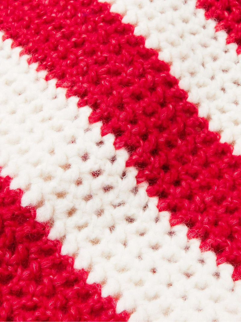 Lurex-Trimmed Crocheted Alpaca-Blend Hoodie 3