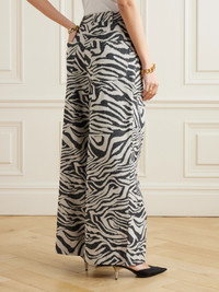 ULLA JOHNSON Cai Jacquard Wide-leg Pants - 1647597333662177 | REVERSIBLE