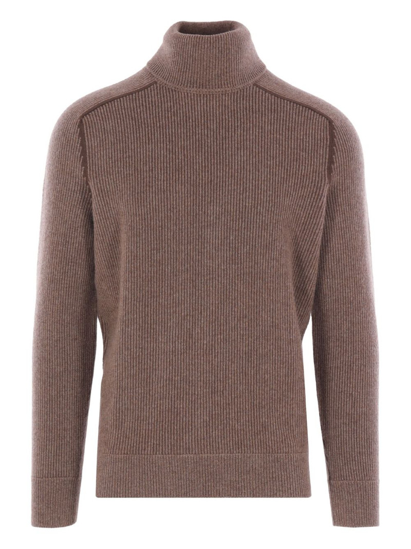 ribbed turtleneck sweater 1