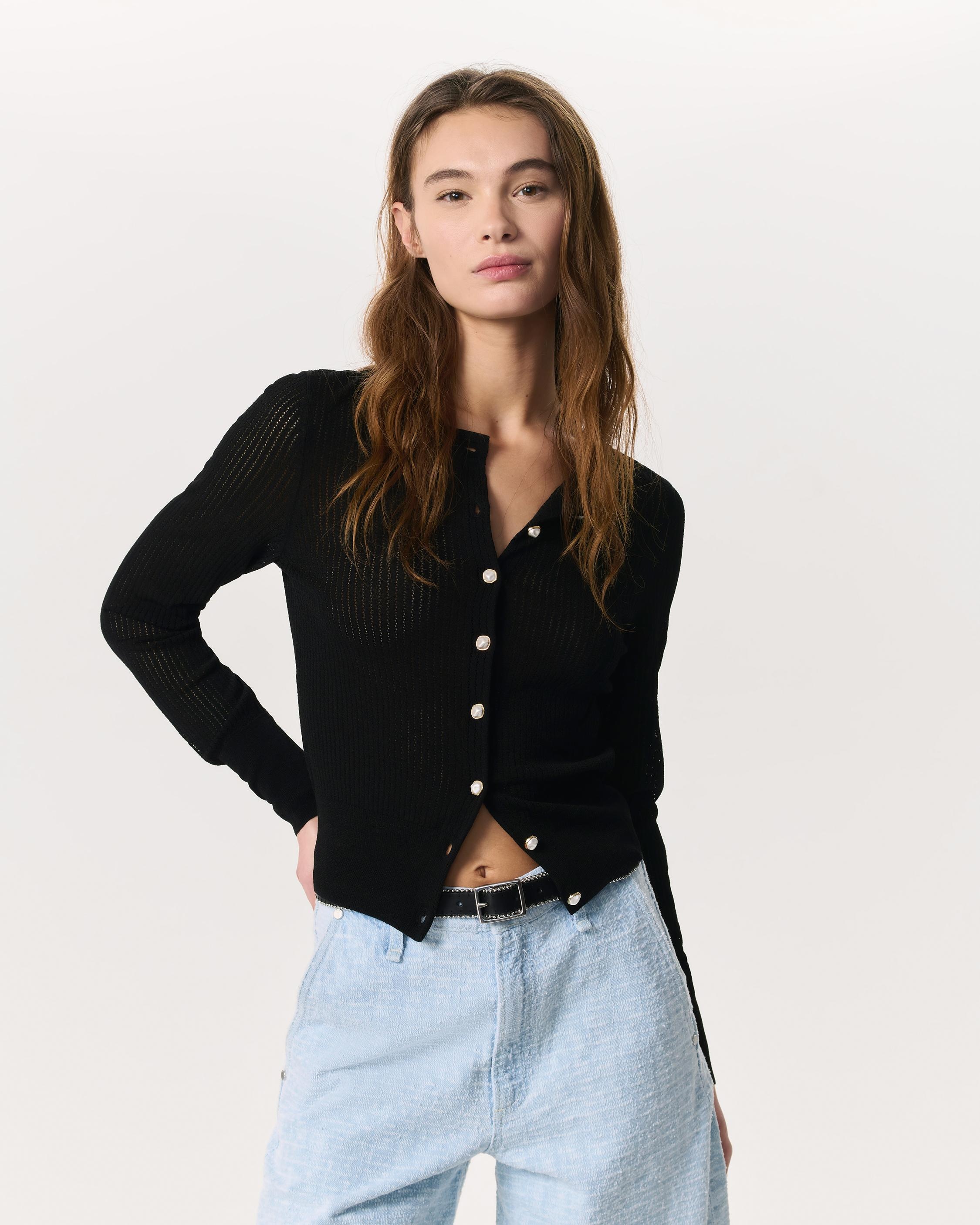 Molly Open-Knit Cardigan - 2