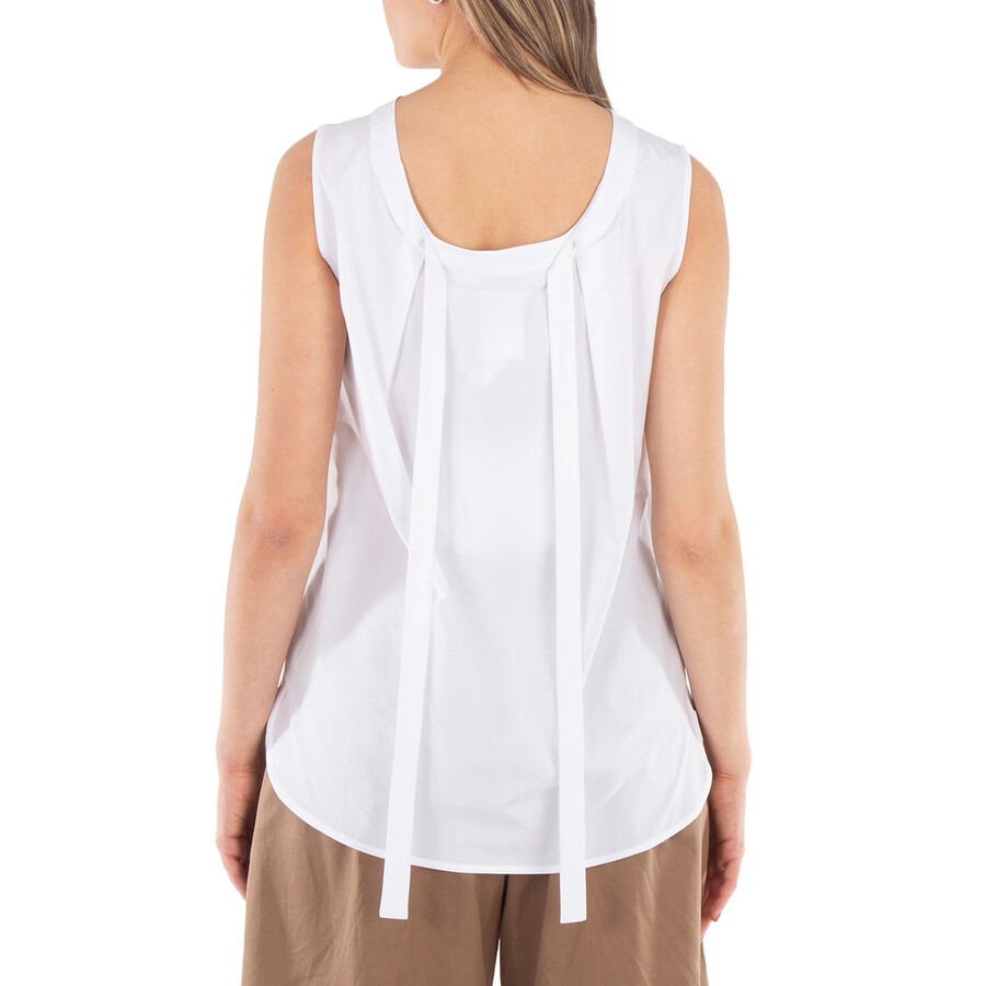 Max Mara Ofelia Sleeveless Poplin Top - 5