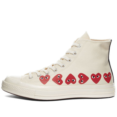 Comme des Garçons PLAY Comme des Garcons Play x Converse Chuck Taylor Multi Heart 1970s Hi outlook