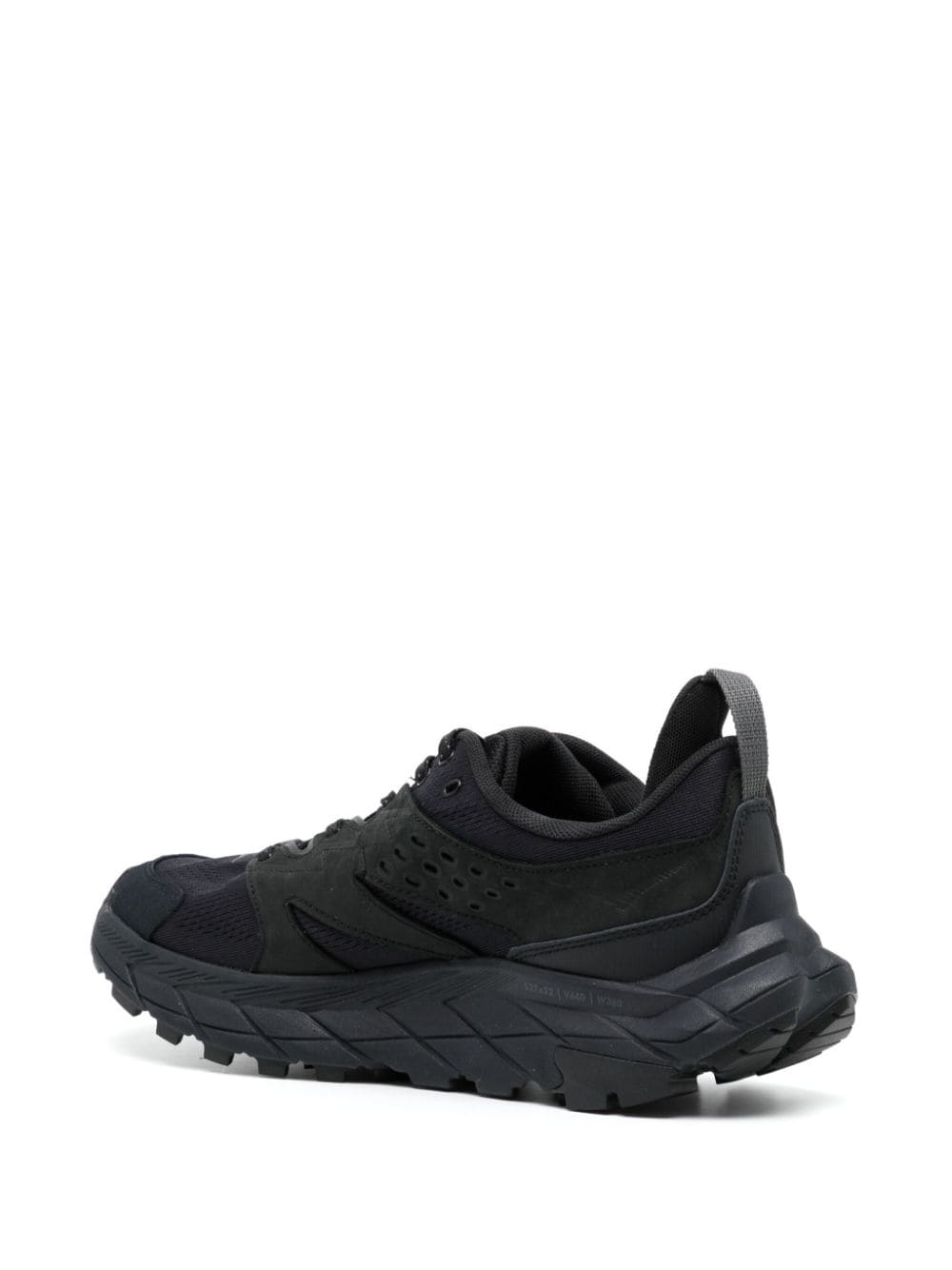 panelled low-top sneakers - 3