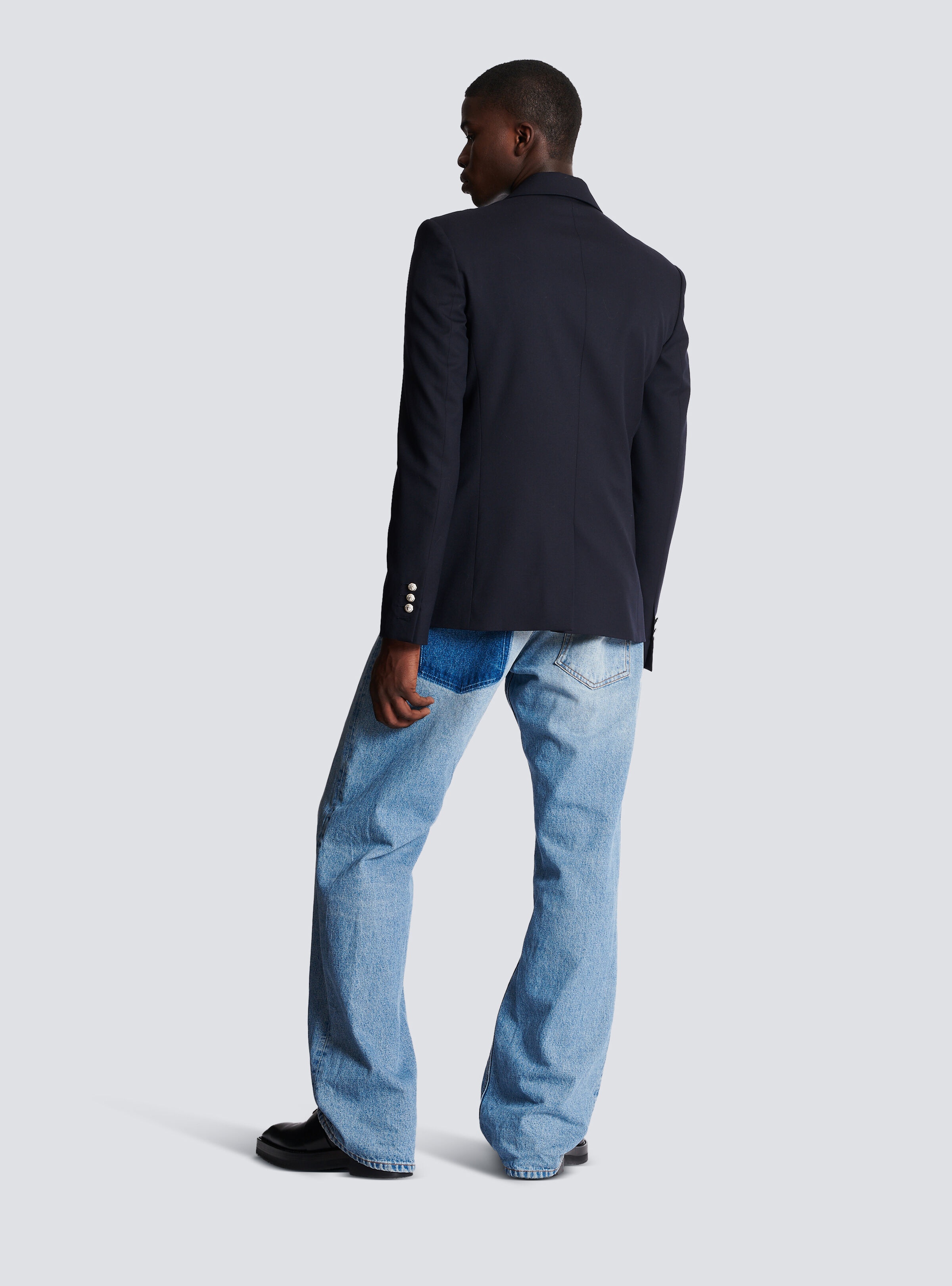 2-button wool jacket - 4