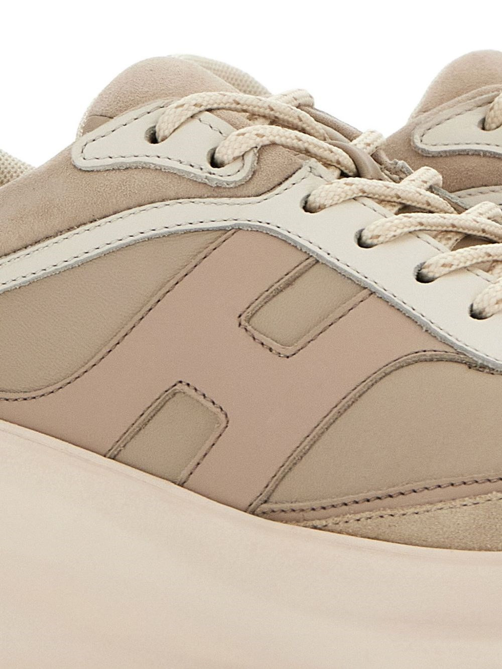 H696 leather sneakers - 4