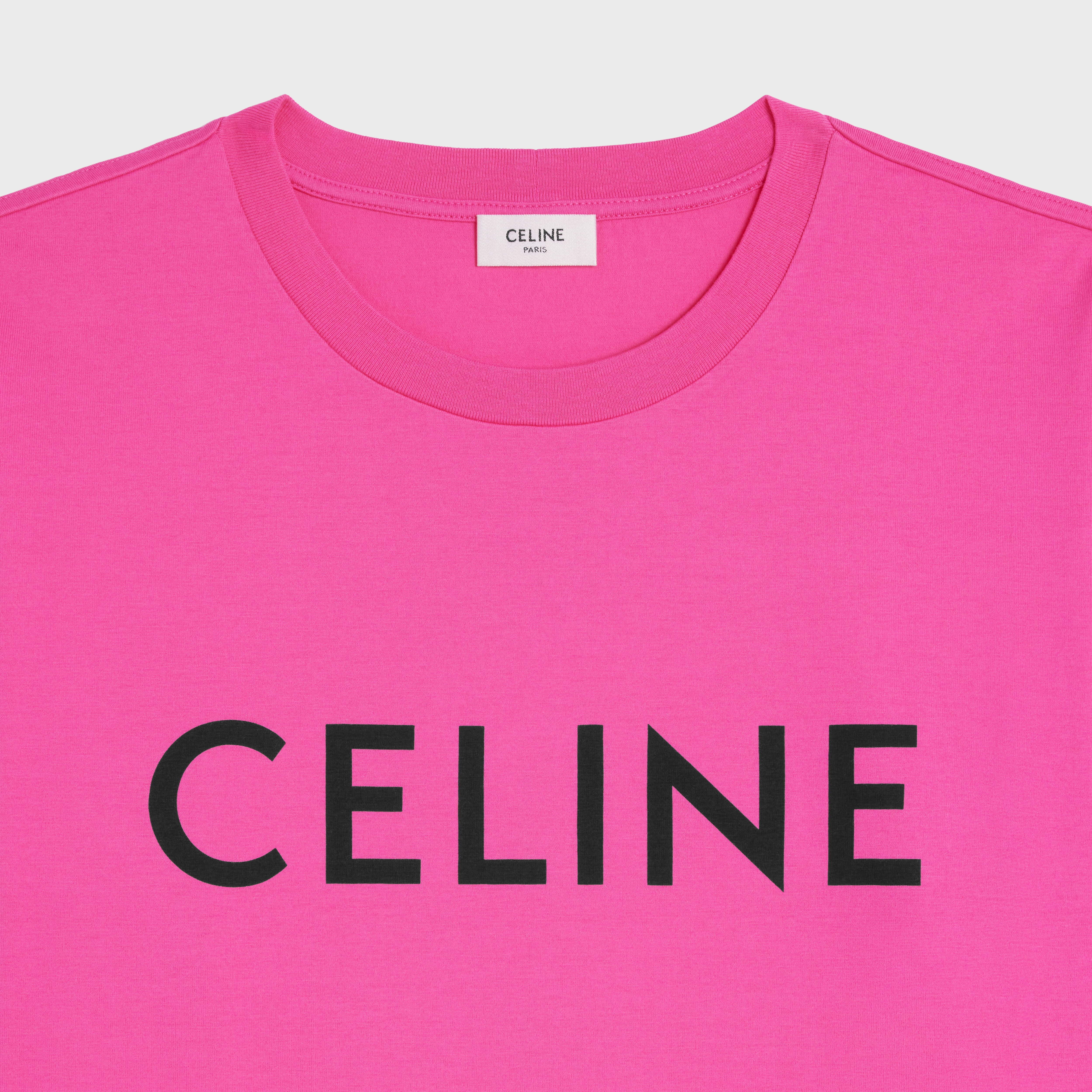 LOOSE CELINE T-SHIRT IN COTTON JERSEY - 4