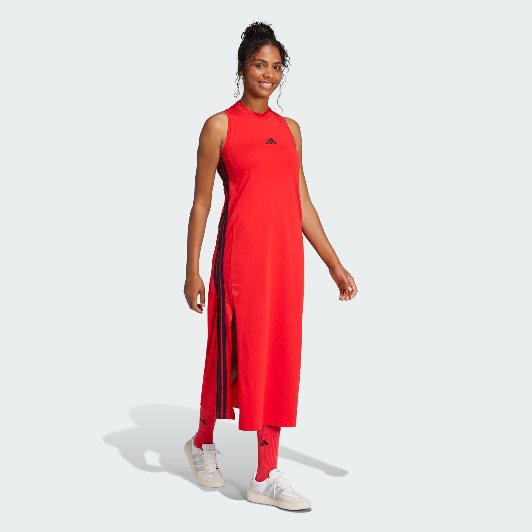 Essentials 3-Stripes Long Racerback Dress - 4