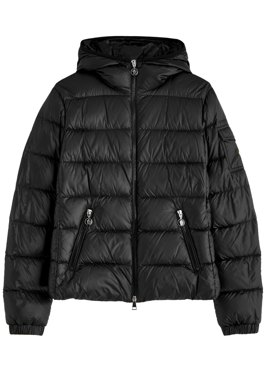 Moncler Gles Hooded Quilted Shell Jacket - 1