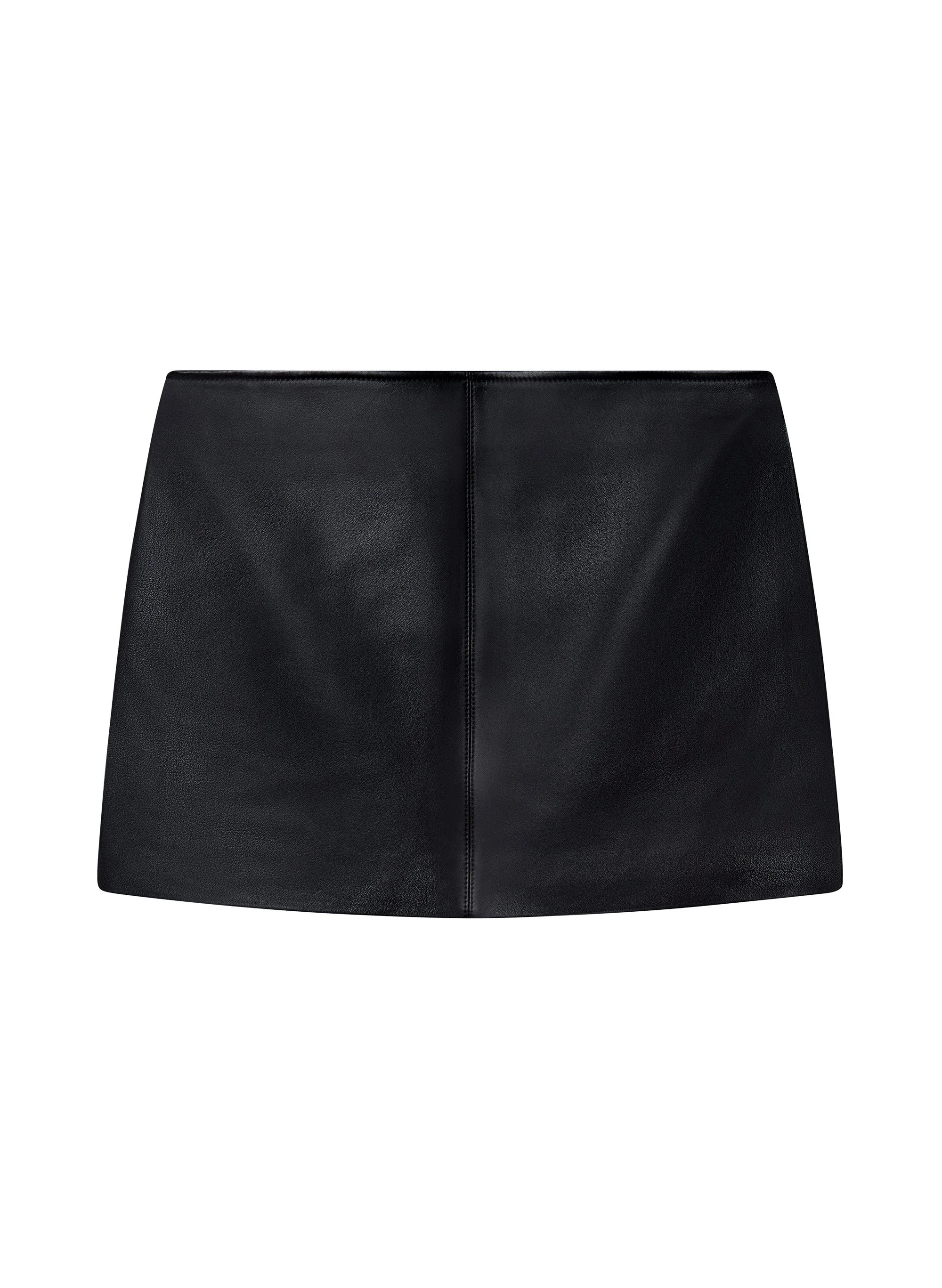 Mara Leather Mini Skirt - 1