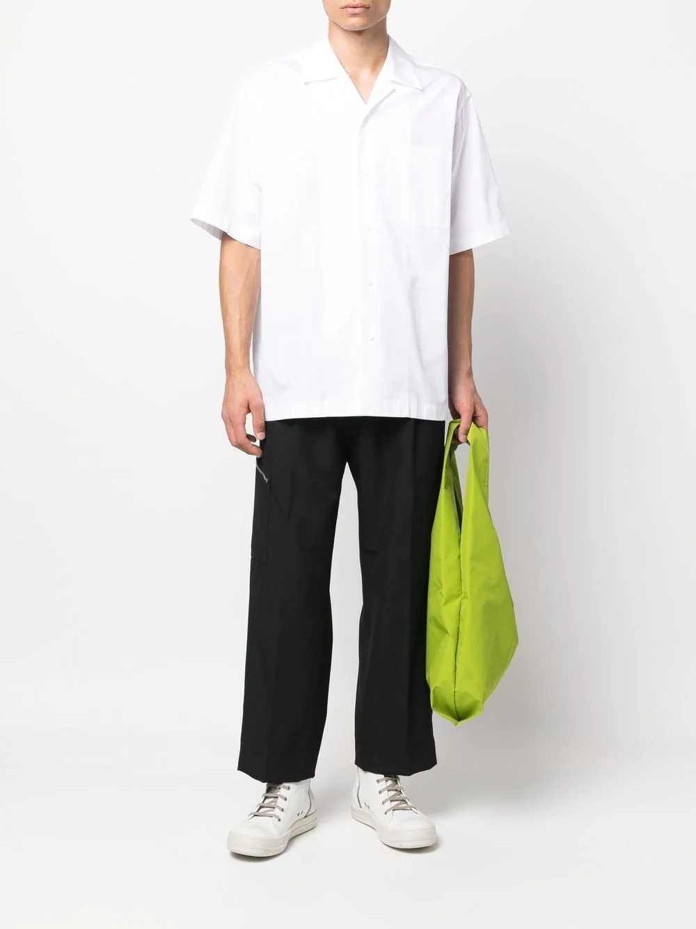 boxy short sleeve cotton shirt - 2