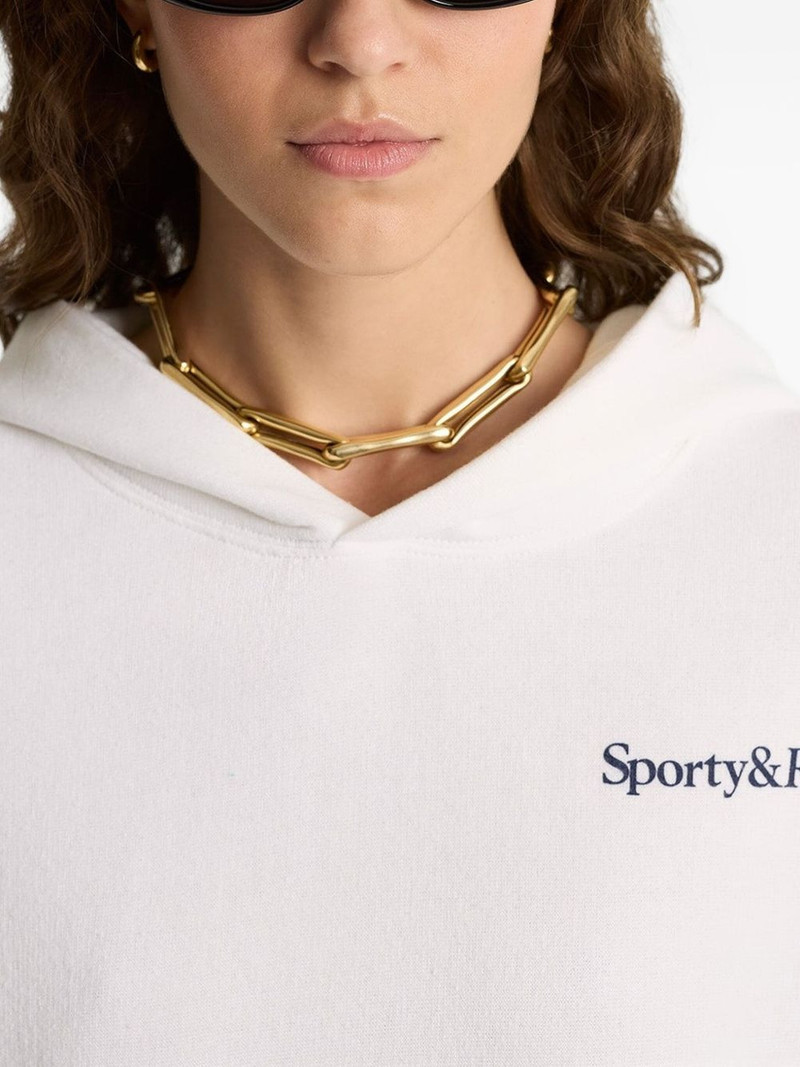 logo-print hoodie 3