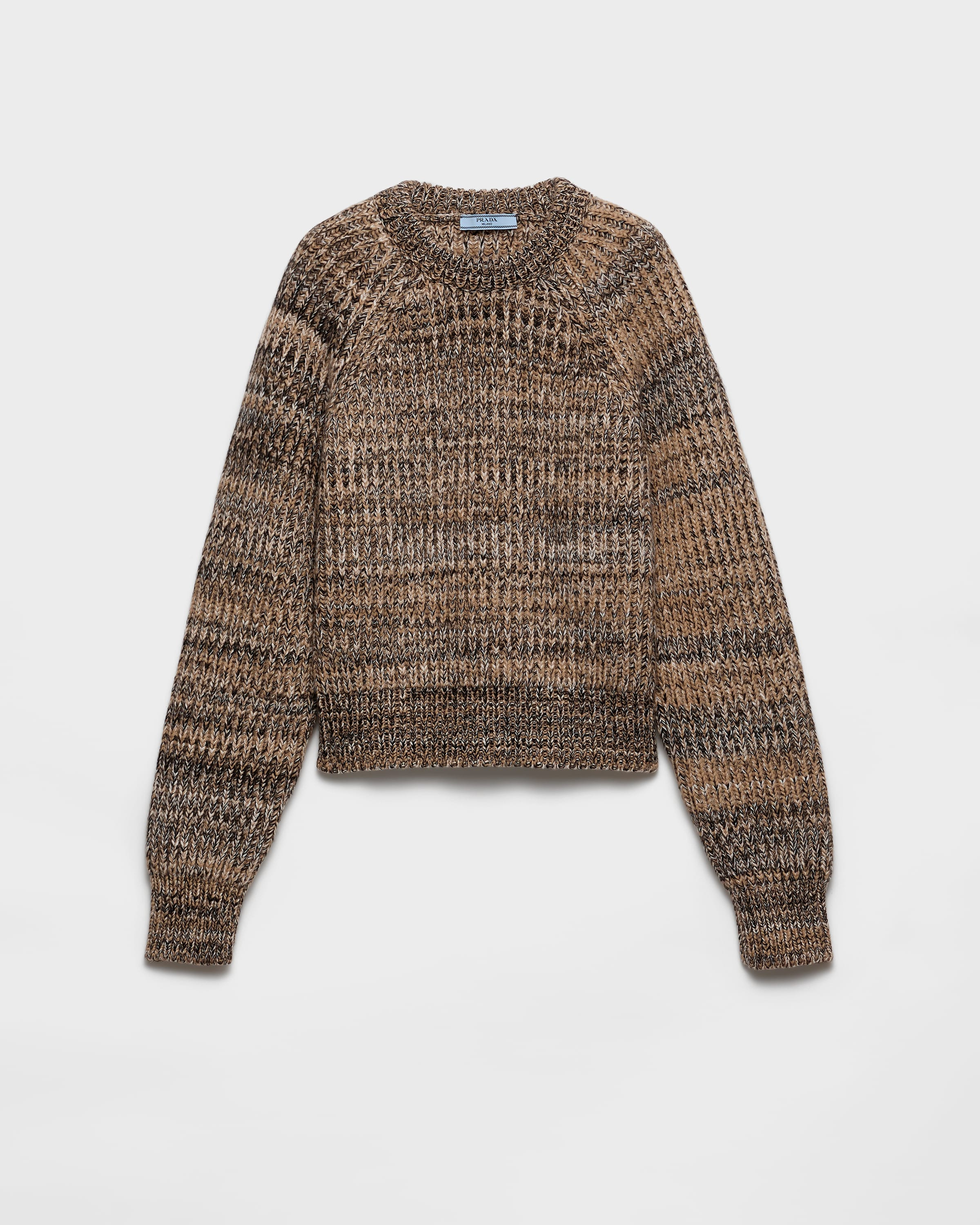 Wool and cashmere crew-neck sweater - 1