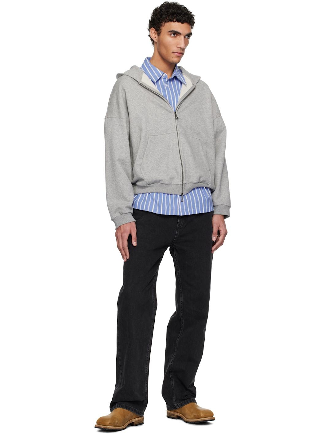 Black Archive Straight Jeans - 4