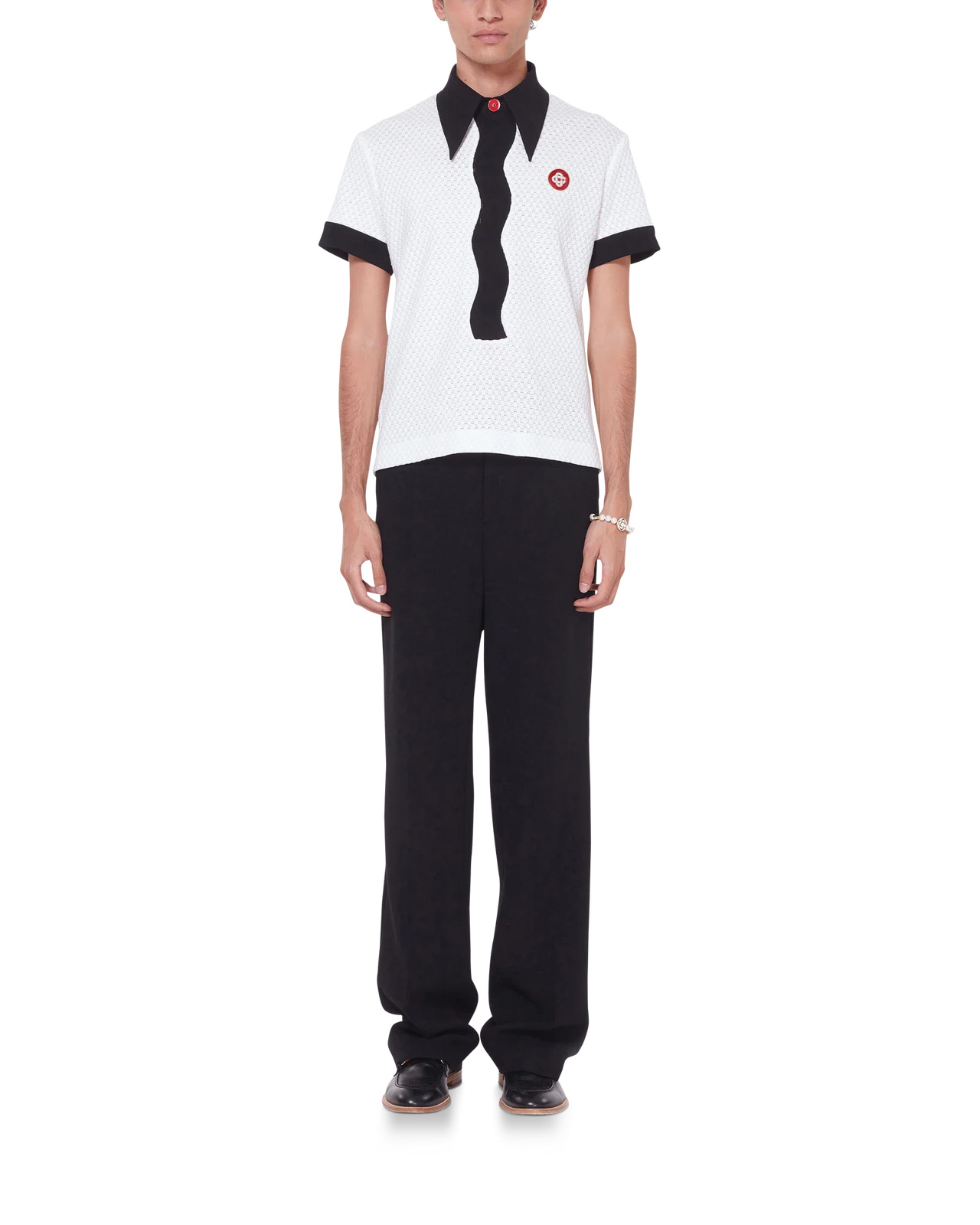 Black Wool Tailoring Trousers | Casablanca Paris - 2