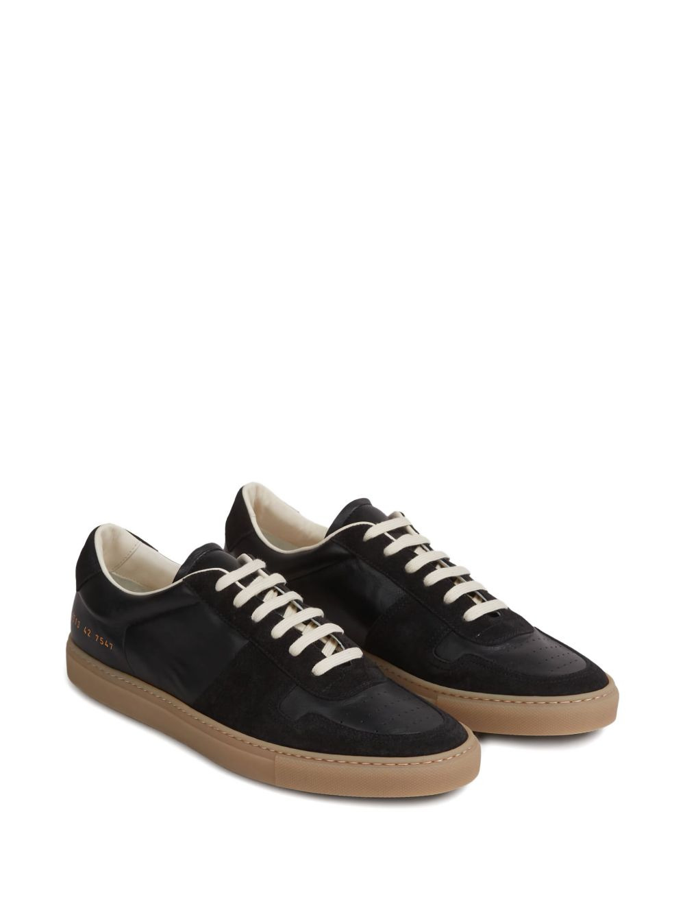 leather suede sneakers - 2