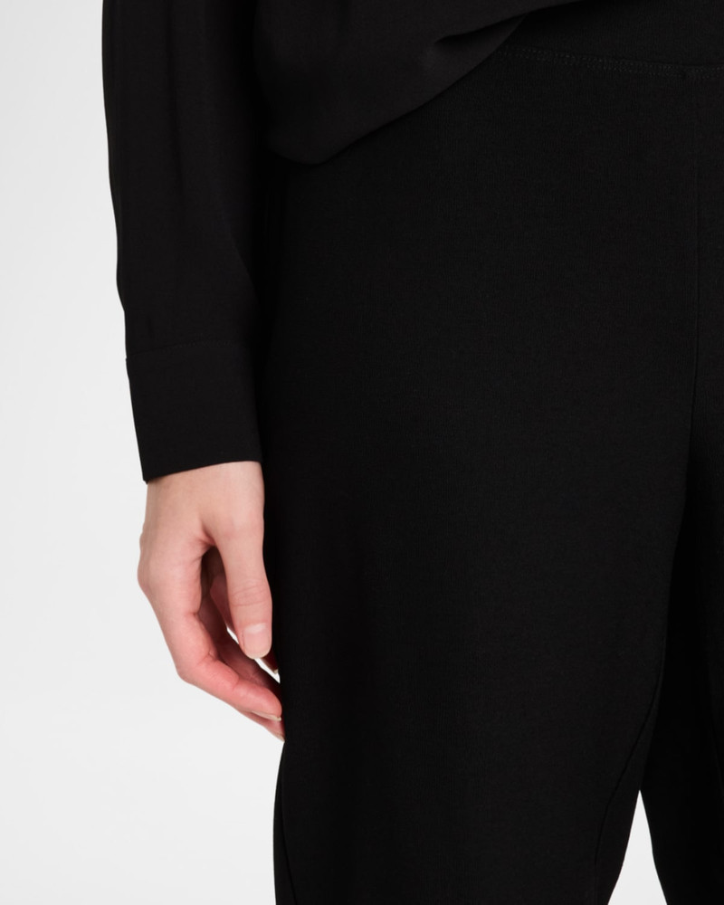 Cropped Straight-Leg Stretch Crepe Pants 5