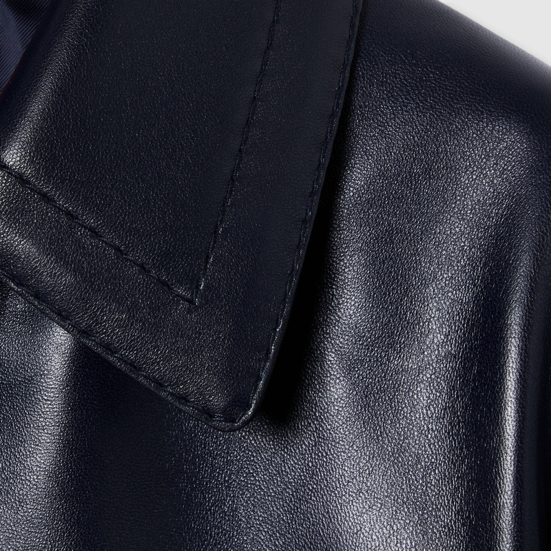 Shiny leather jacket with Horsebit 5