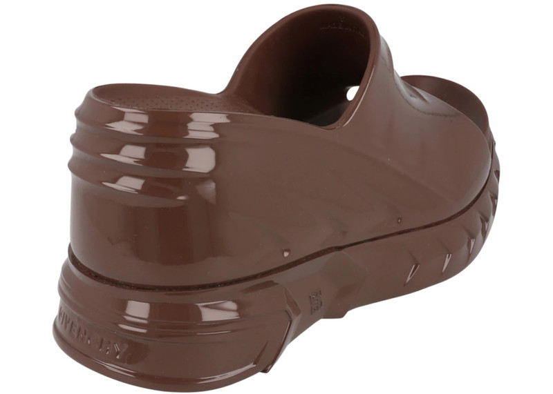 Givenchy Givenchy Marshmallow Wedge Slides Chocolate (Women's) outlook
