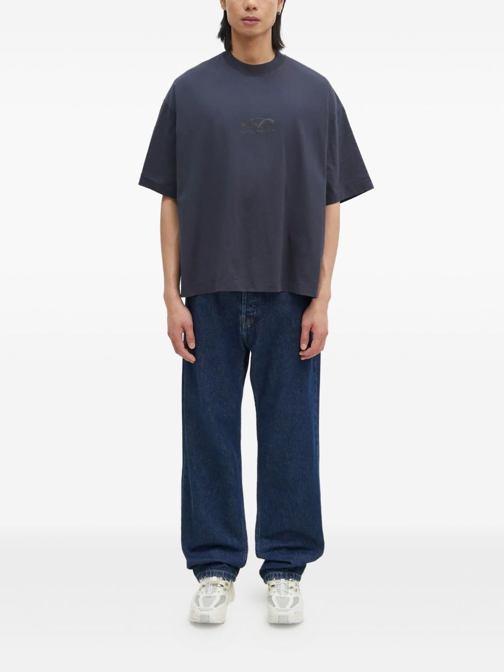 logo-embroidered T-shirt - 2