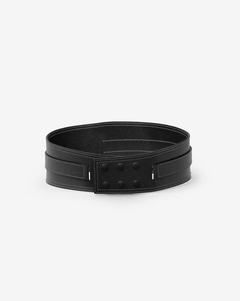 Isabel Marant MOSHY LEATHER BELT outlook
