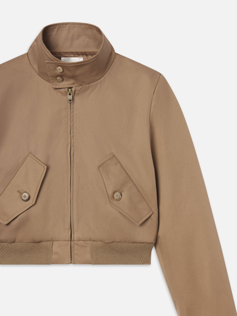 FRAME The Harrington Jacket in Beige outlook