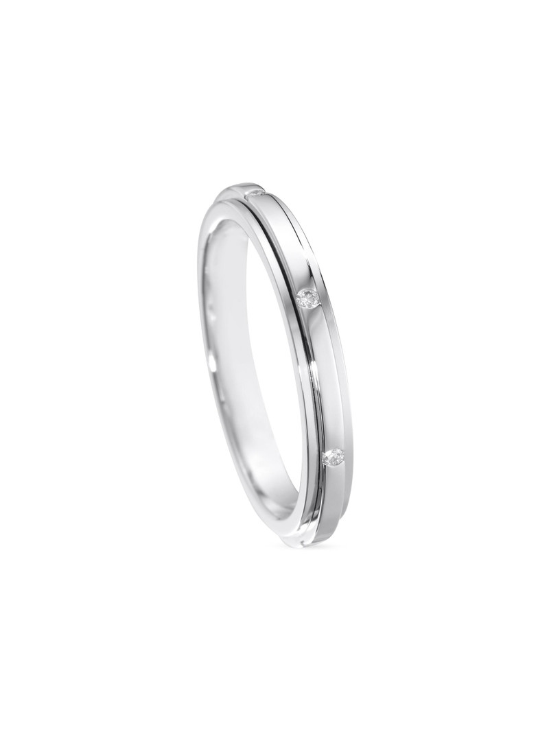 Women's Possession 18K White Gold & 0.06 TCW Diamond Wedding Band - White Gold 1