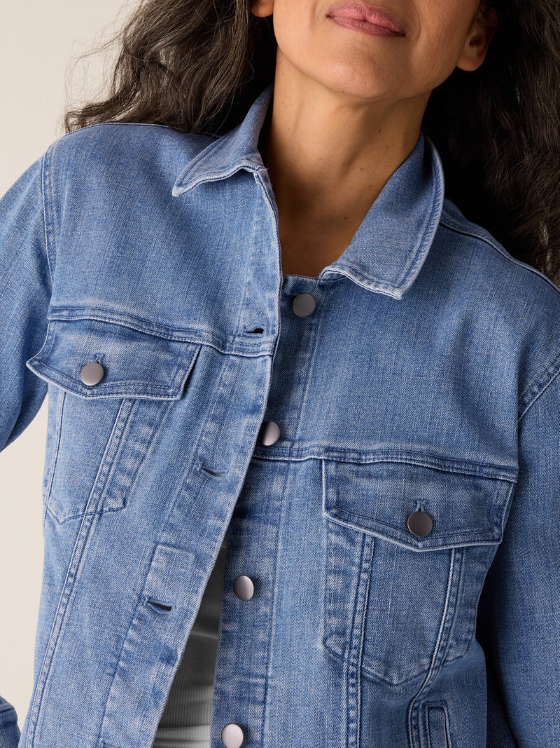 Cotton Stretch Denim Jacket 5