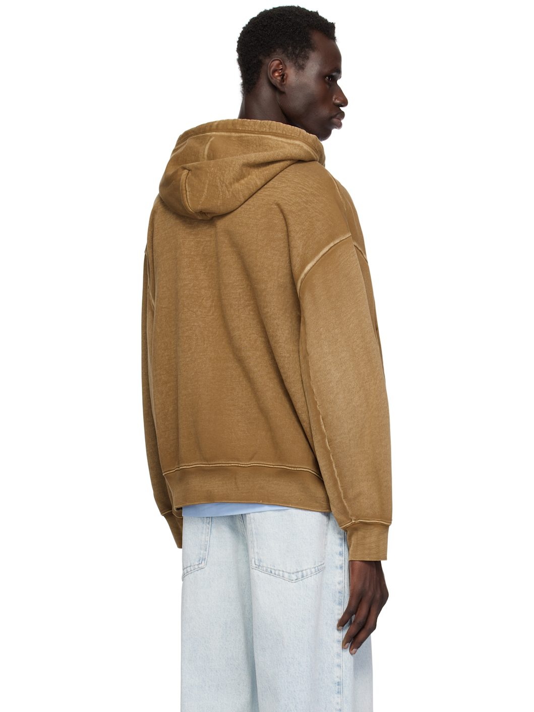 Tan Zip Hoodie - 3