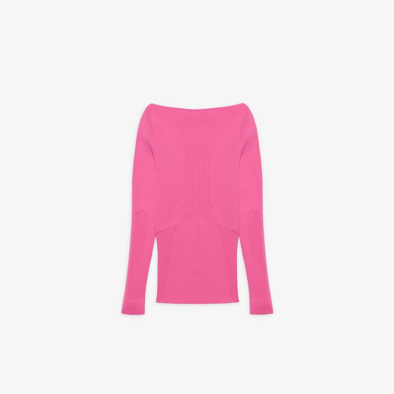BALENCIAGA Women's Heartneck Top in Pink outlook