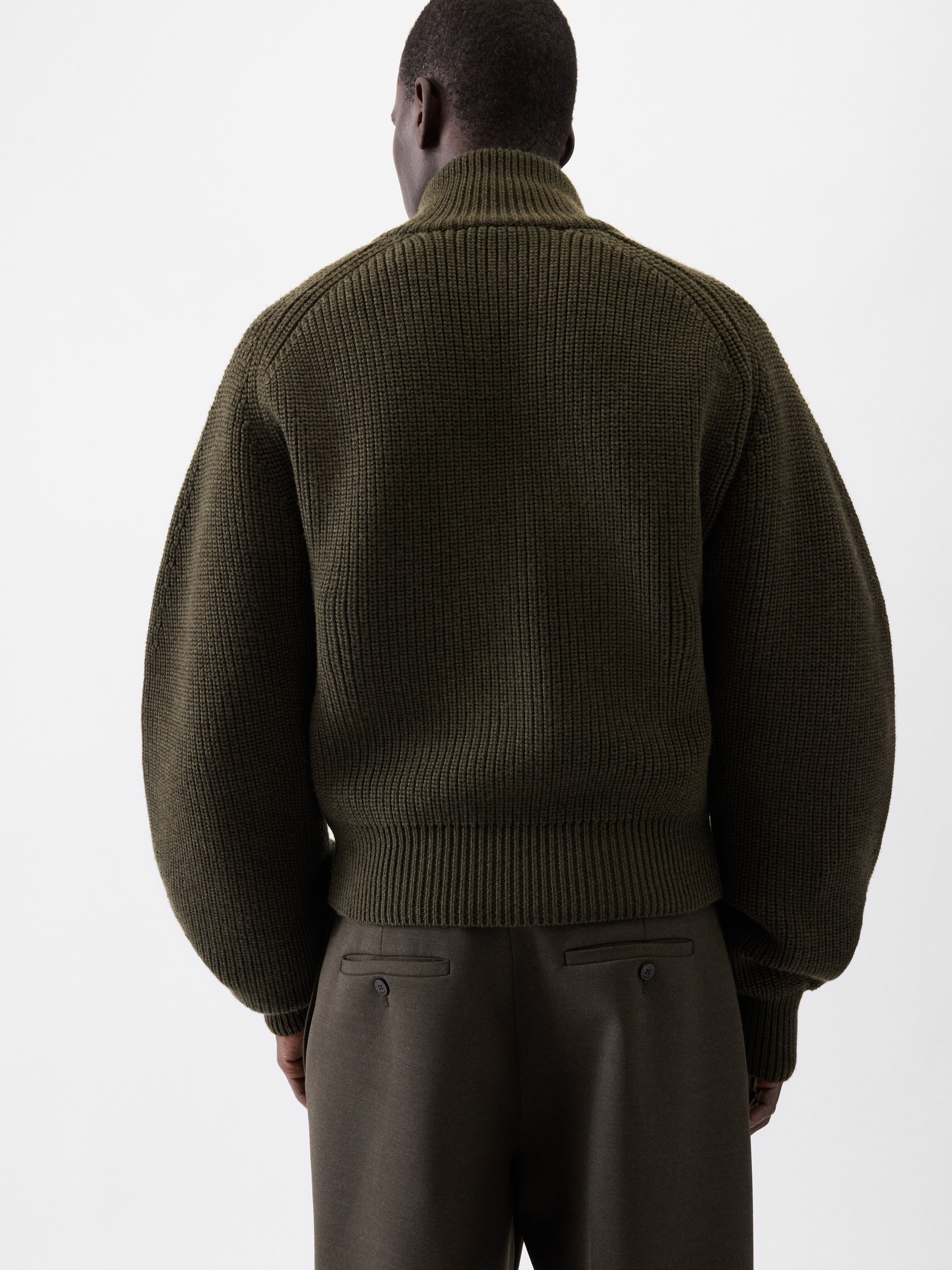 The Merino zipped cardigan - 4