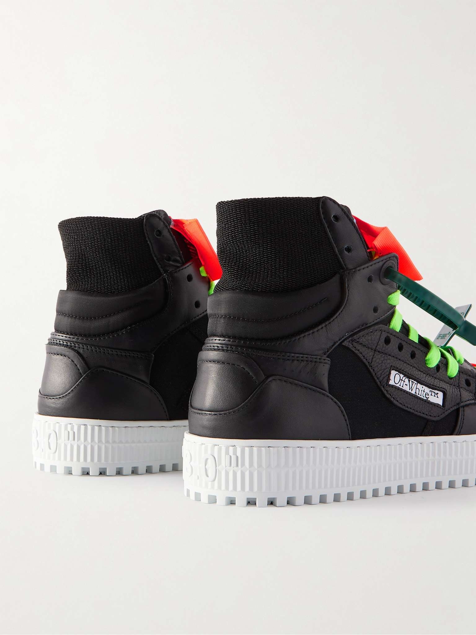 3.0 Off Court Supreme Suede, Leather and Shell High-Top Sneakers - 5