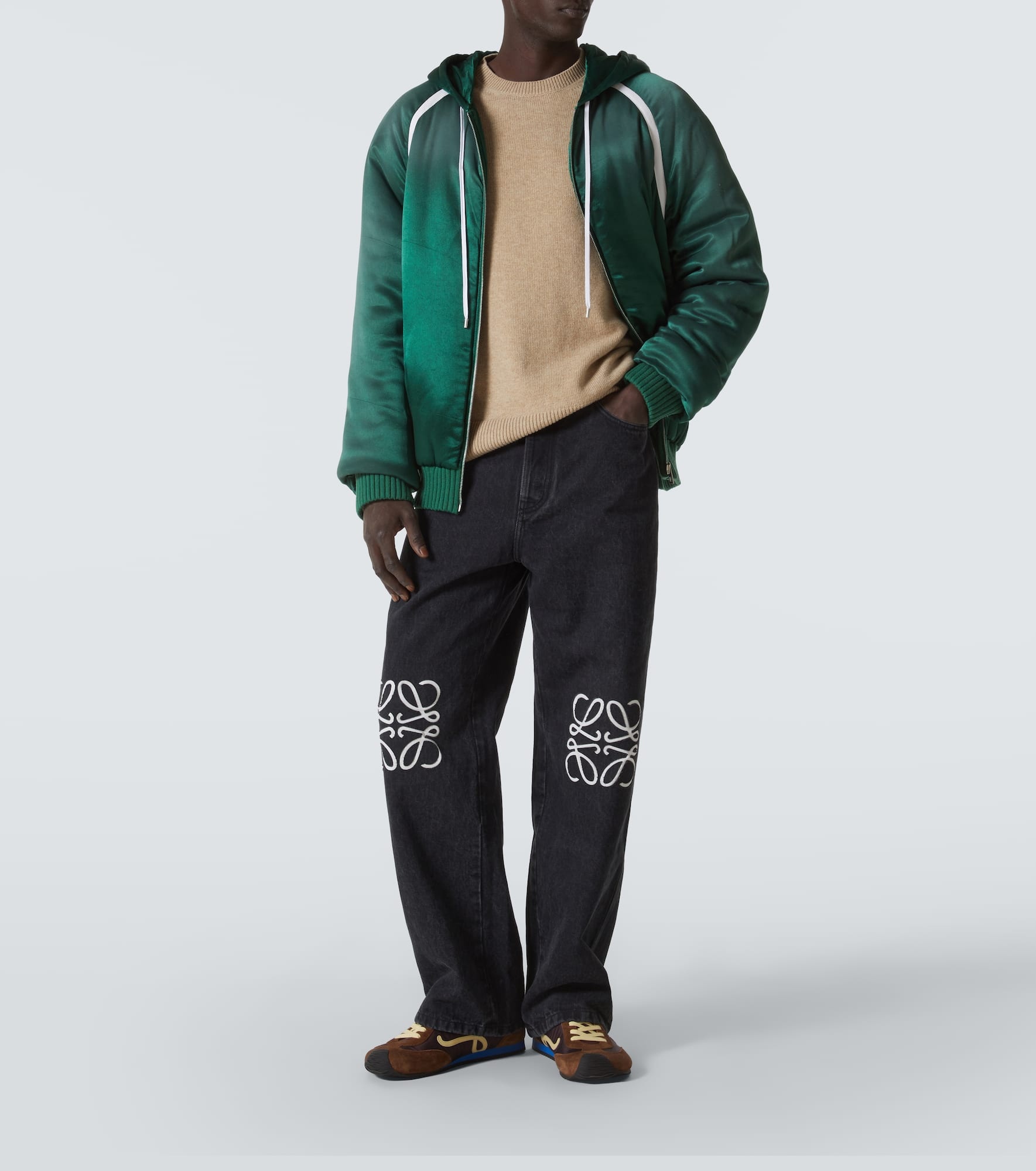 Satin tracksuit jacket - 2