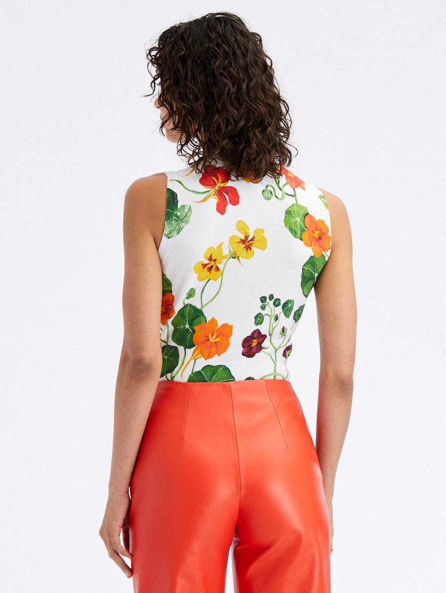 NASTURTIUM PRINTED TANK - 3