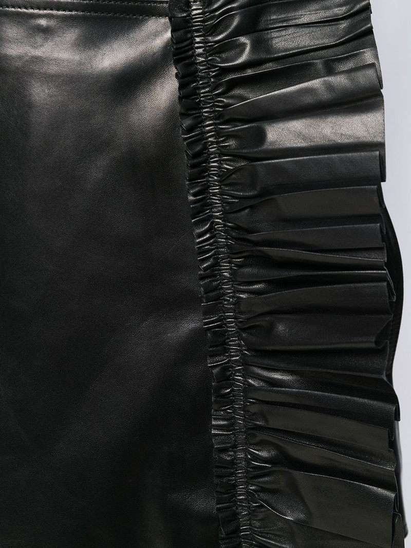 frill trim shorts 5