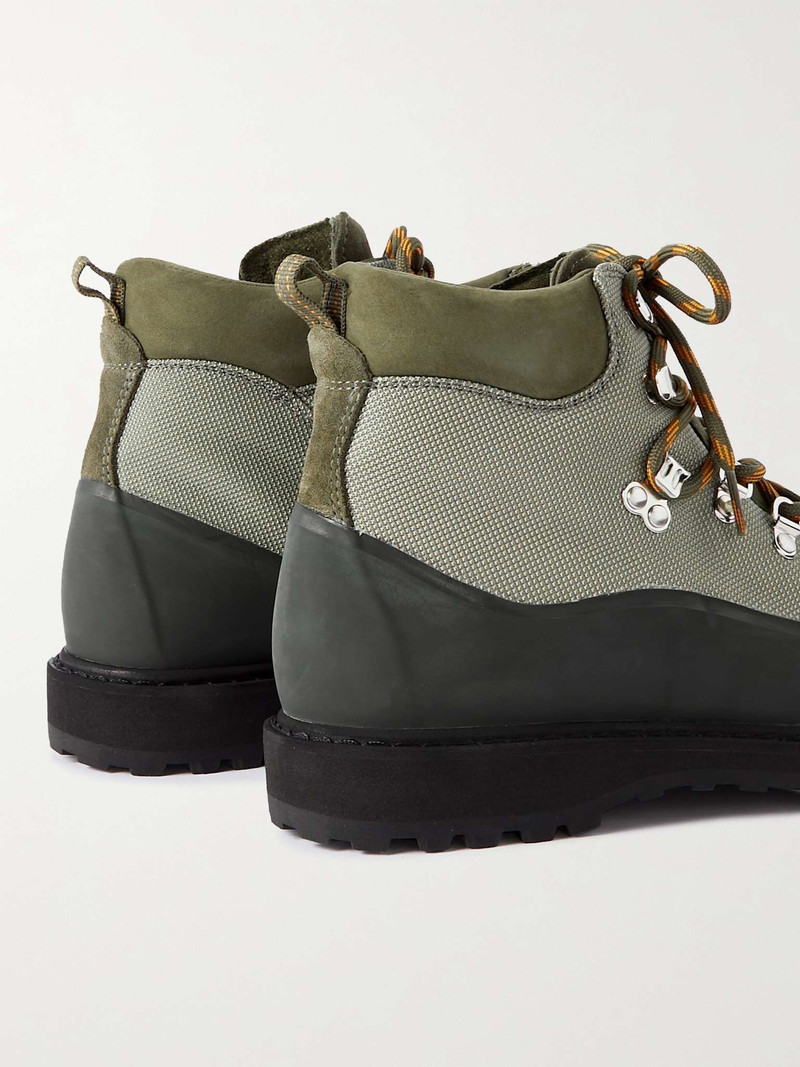 Roccia Vet Canvas, Rubber and Nubucka Hiking Boots 5