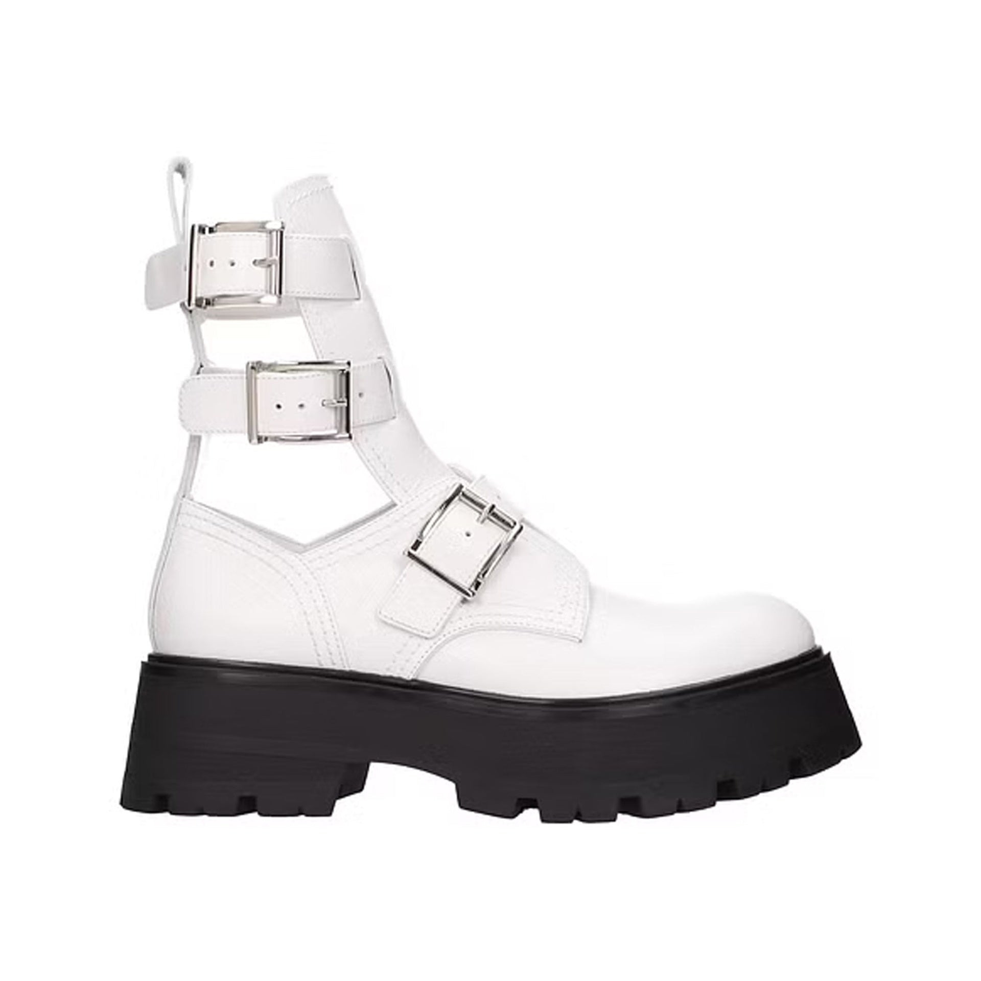 Alexander Mcqueen Leather Ankle Boots Women - 5