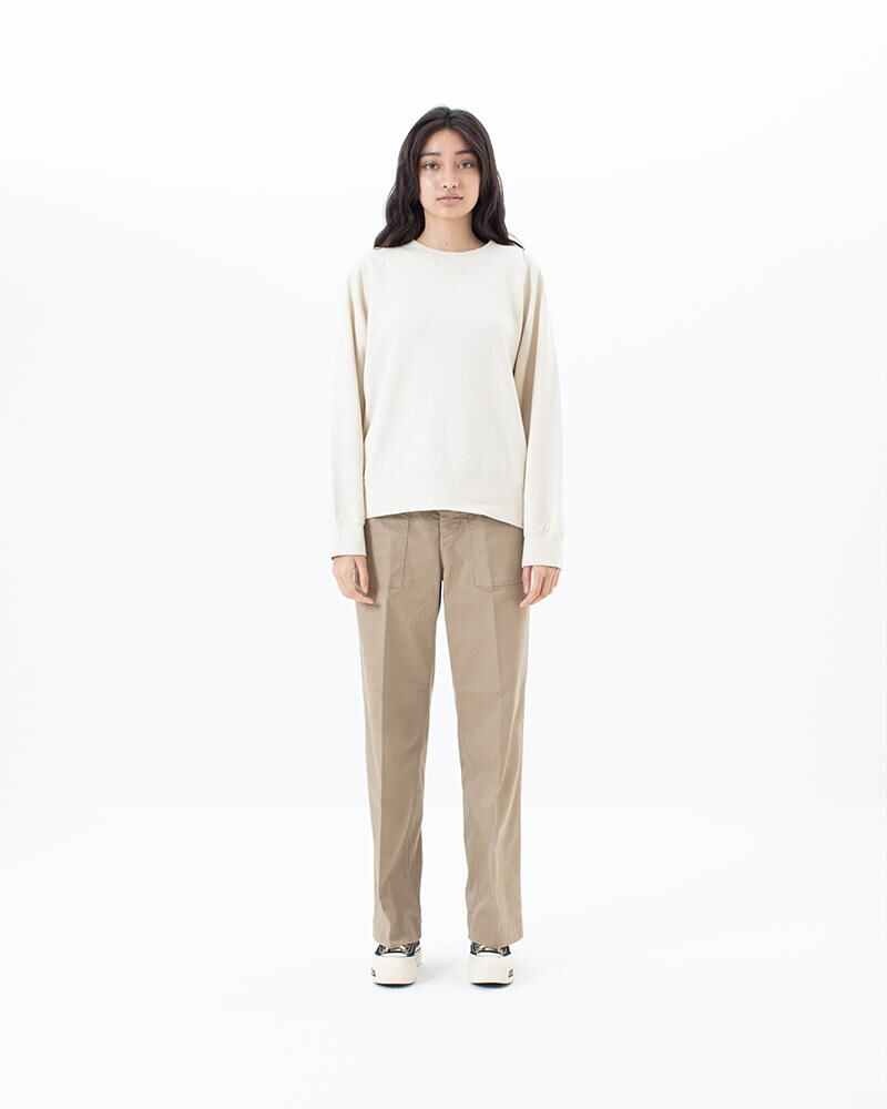 AMPLUS CREW L/S W (C/WS) IVORY - 2