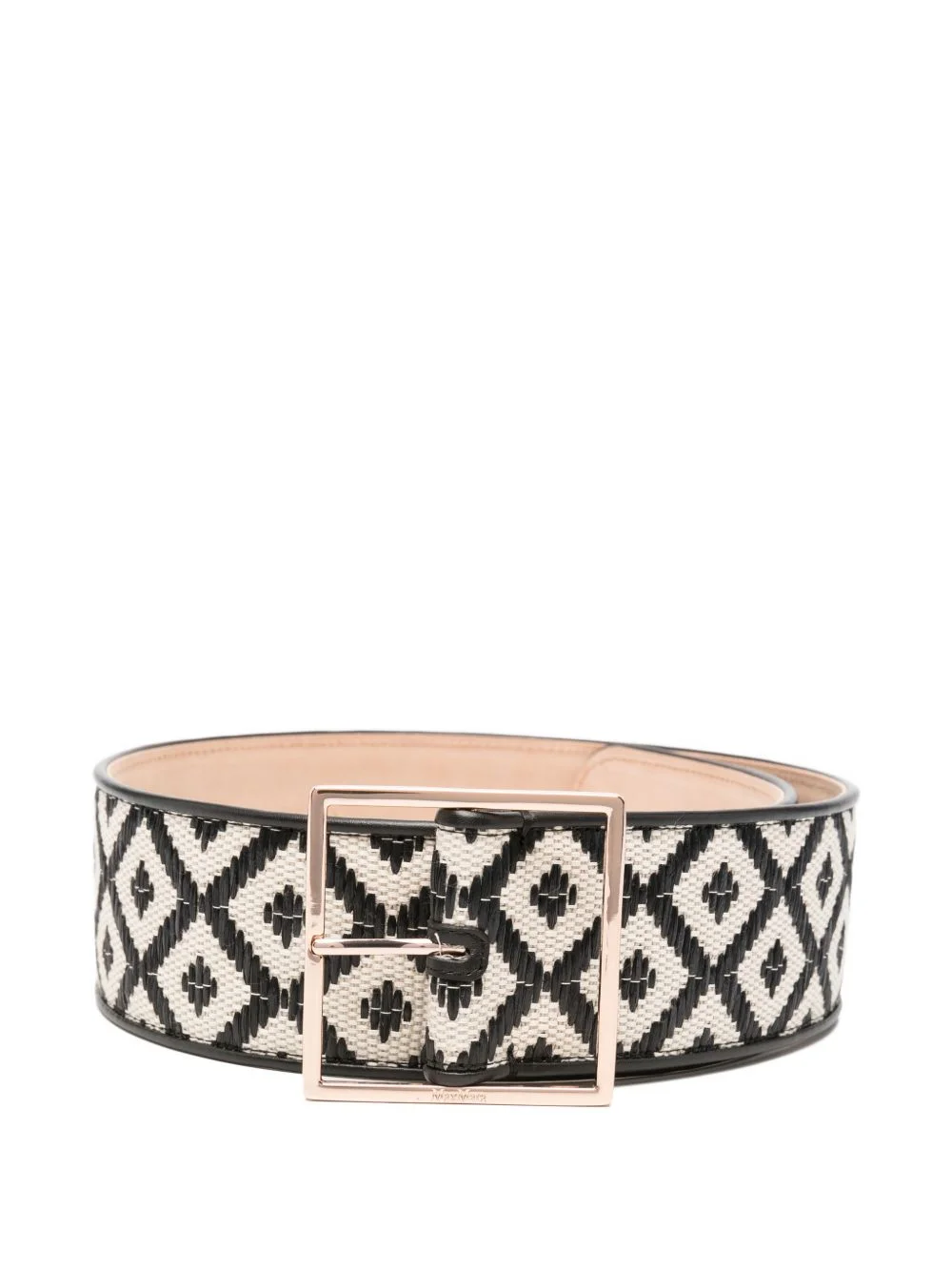 geometric-buckle belt - 1