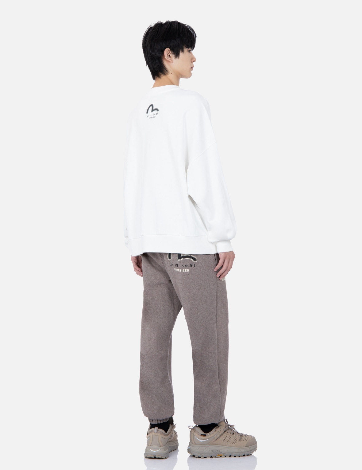 RETRO LOGO PRINT SWEATPANTS - 3