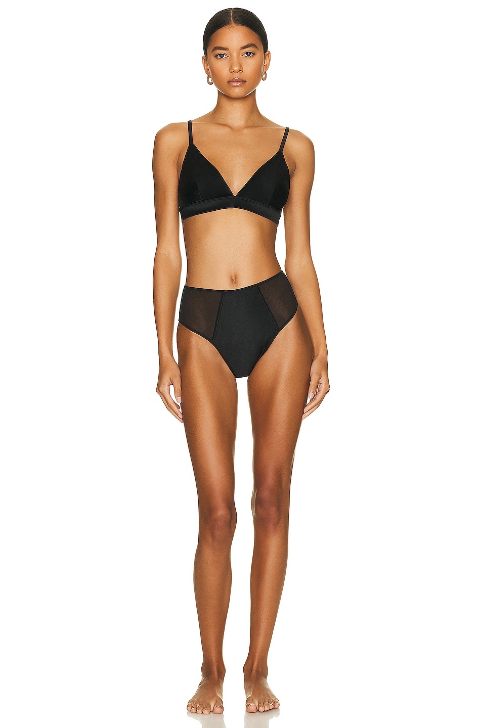 Stretch Silk Built Up Bralette - 4