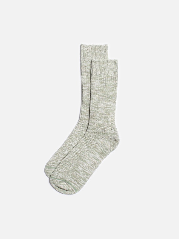 Mens Chunky Socks Green - 1