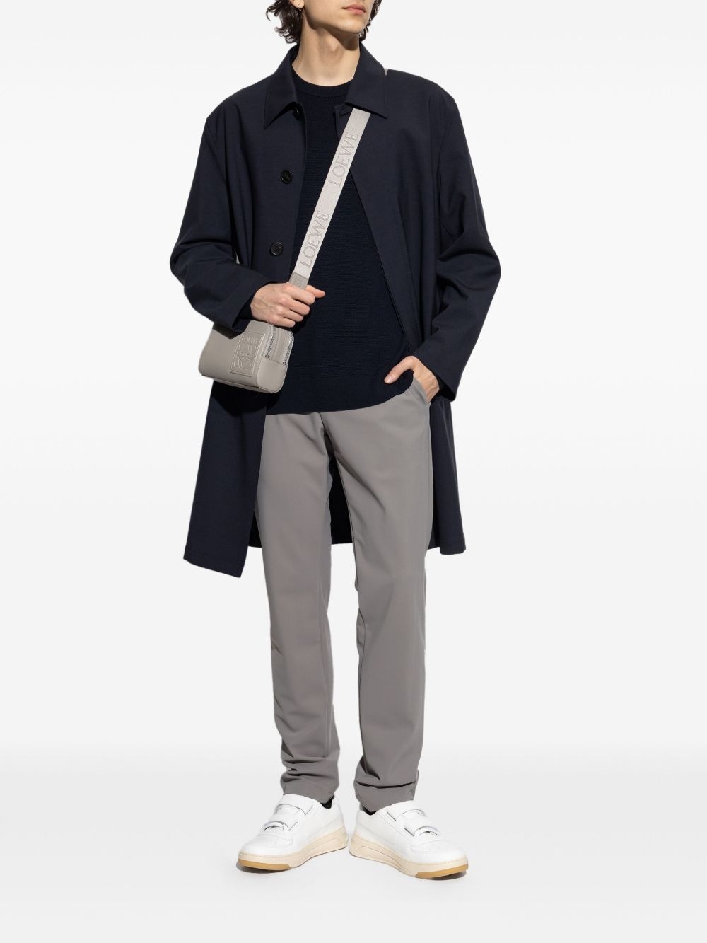 single-breasted overcoat - 2